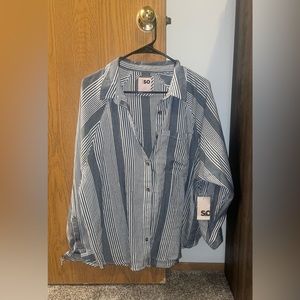 SO Striped Blouse/Flannel